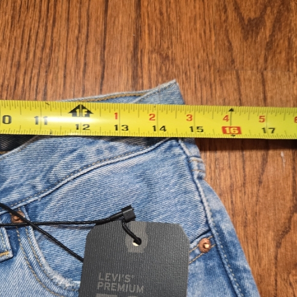 Levi's Original 501 Button Fly Ladies Size 29 Light Wash Denim Jeans - NEW - Picture 11 of 15